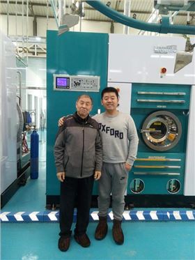 尤薩助力客來(lái)安洗衣工廠(chǎng)四臺40kg大型干洗機！